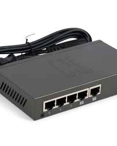 Ethernet-switch with  5x  RJ45 ports 10/100MBit 230V